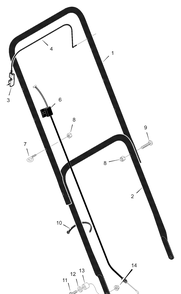 Part Location Diagram of 1101095 Murray DISCONTINUED